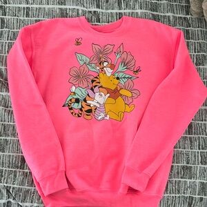 Girls Disney, hot pink sweater